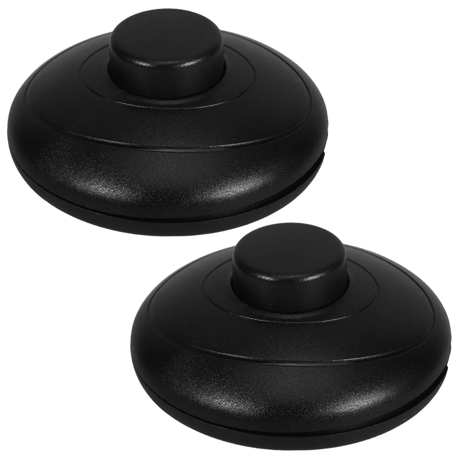 2Pcs Foot Pedal Switch Inline Push Controller for LED Lights Hands-Free Activation Sturdy Plastic Build Flexible