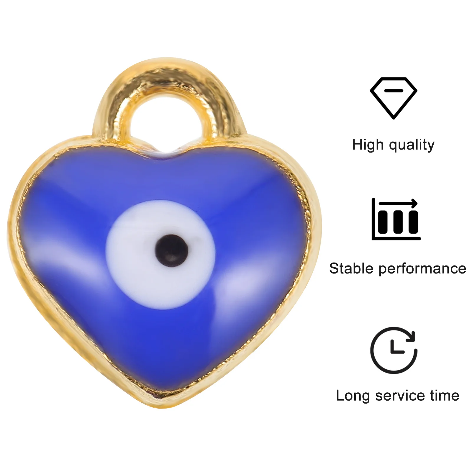 

100Pcs Alloy Heart Shaped Pendants Elegant DIY Jewelry Making Supplies Decorative Necklace Charms Decorative Pendant