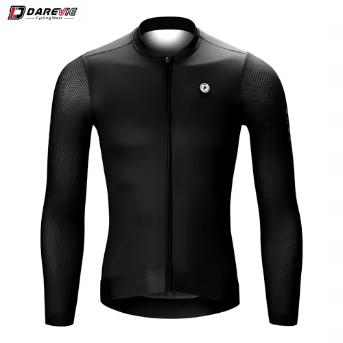 DAREVIE Cycling Jersey Long Sleeve Pro Aero Small Size 3D Bubble Mesh Cycling Jersey Men Women Breathable Man Cycling Maillot - Image 14