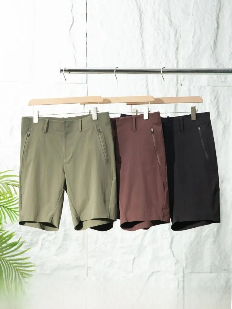Business V Series Men's Outdoor Shorts Breathable Seamless Sealing Process Quick Dry Soft  Function Shorts Trendy