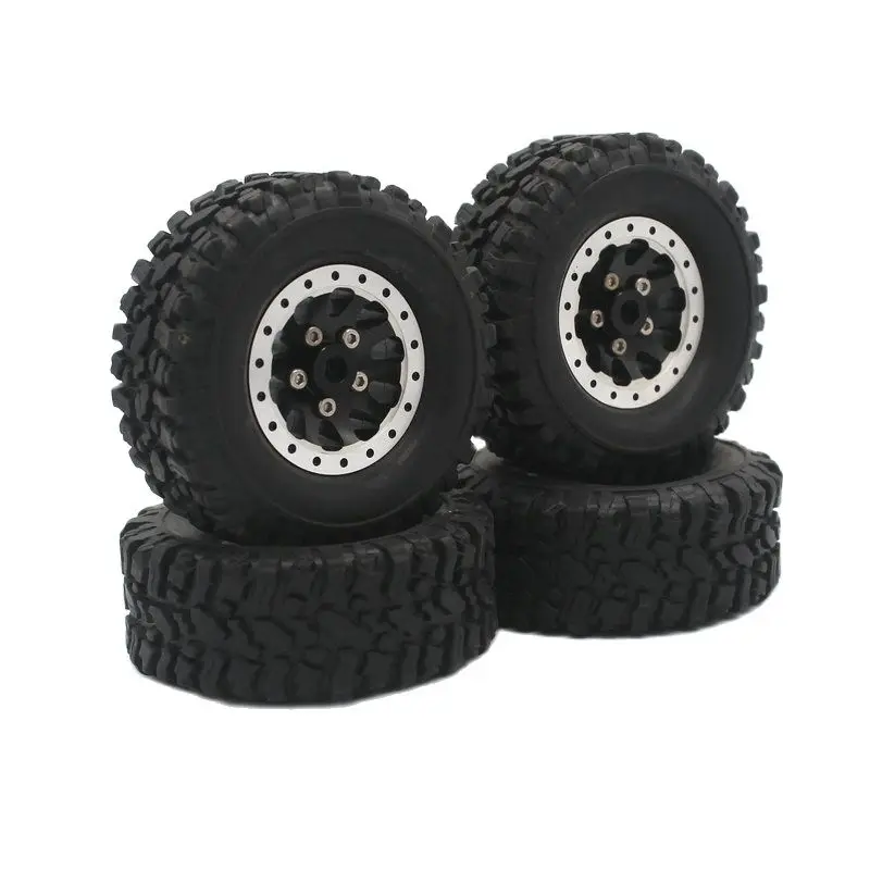 WPL C14 C24 C34 C44 MN D90 99S RC Car Metal Wheel Upgrade Accessories Simulation Climbing Tires Locking Tires