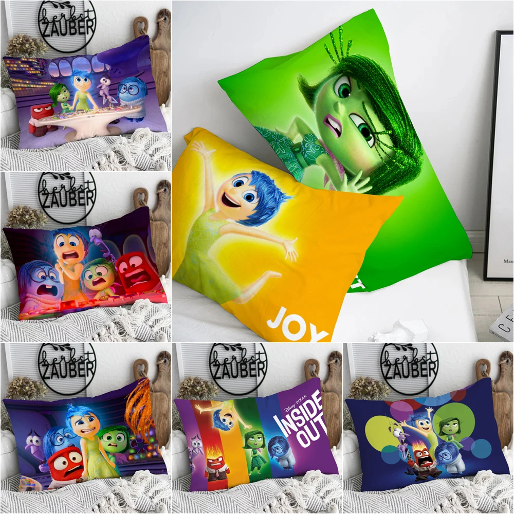 

2024 Disney Inside Out 2 Pillowcase 30x50 New Cute Cartoon HD Pillow Case Decor Pillow Cushion Cover Kids Room Decoration Gift