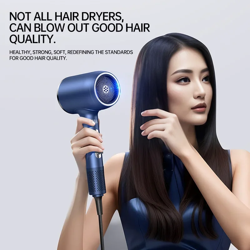 Intelligent Display High-speed Hair Dryer 110v 220v High-power Negative Ion Hair Care Hair Dryer