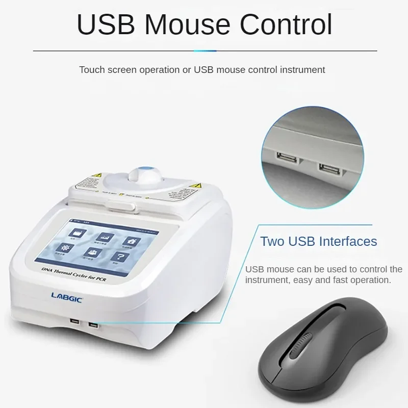 Instrumento de amplificación de gen gradiente de LTC-PCR-196 LABGIC para laboratorios biológicos