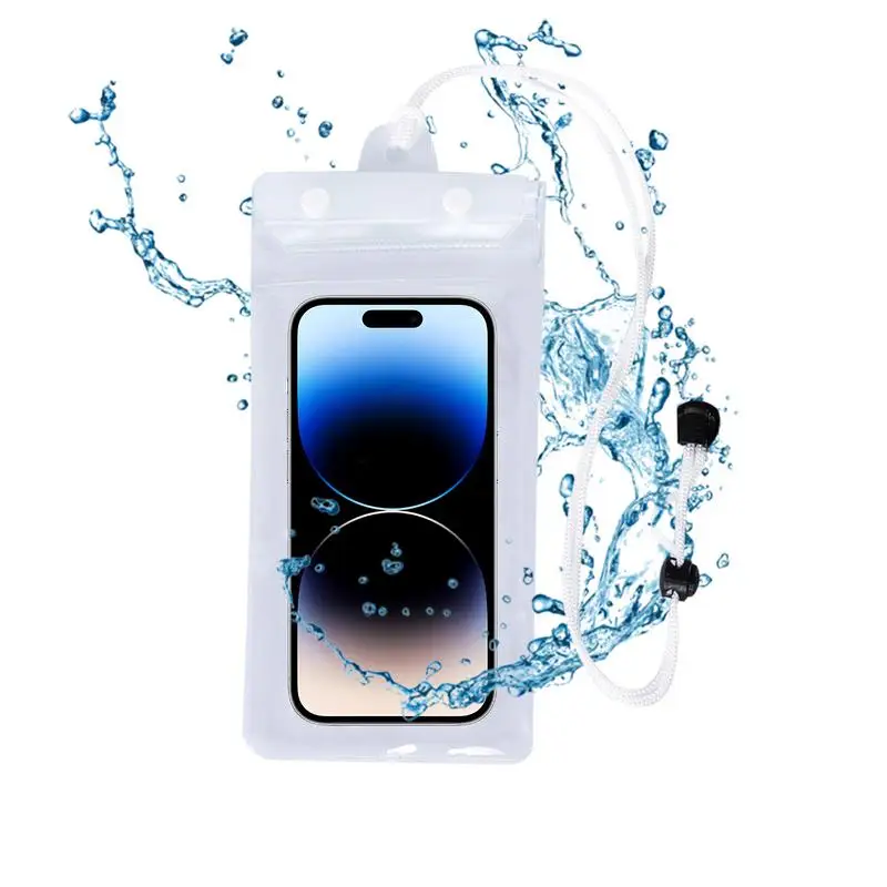 Touch Screen Waterproof Phone Bag Floating Swimming Photography Sealed Diving Bag Balloon Takeaway Waterproof Protective Case