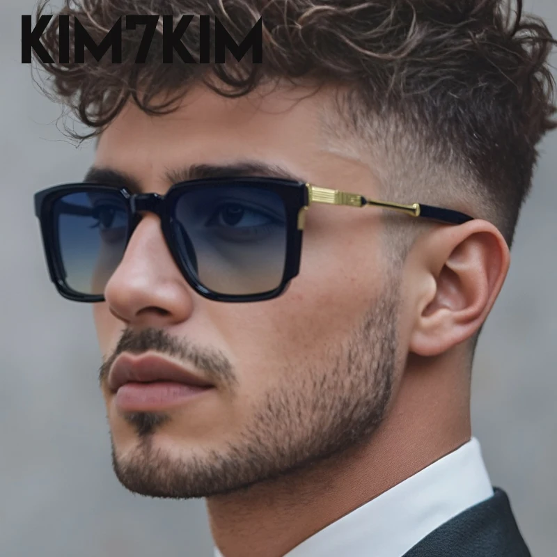 المتضخم الكلاسيكية مربع الاستقطاب النظارات الشمسية الرجال 2025 العلامة التجارية الفاخرة خمر القيادة نظارات شمسية للذكور Steampunk نظارات UV400 #5