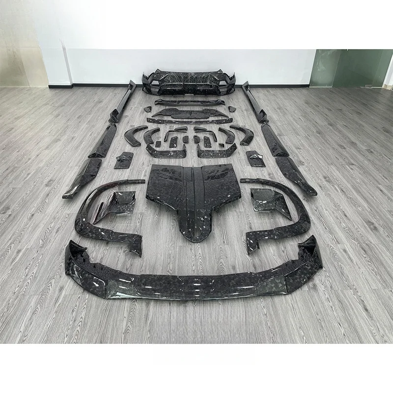 High Quality MSY Style Carbon Fiber Wide Body Kit For XM With Front Lip Fender Flares Side Skirts Rear Diffuser Luxury Sport Ext