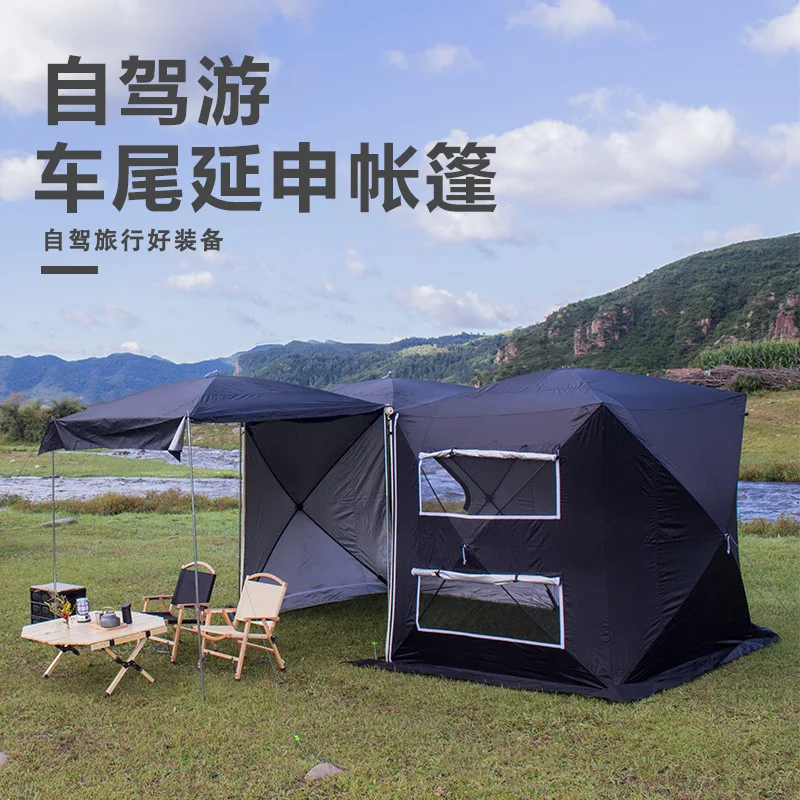 Camping Outdoor Tent Self-driving Tour Camping Extended Tent Free Building Car Side Tent Multifunctional Vehicle Side Canopy