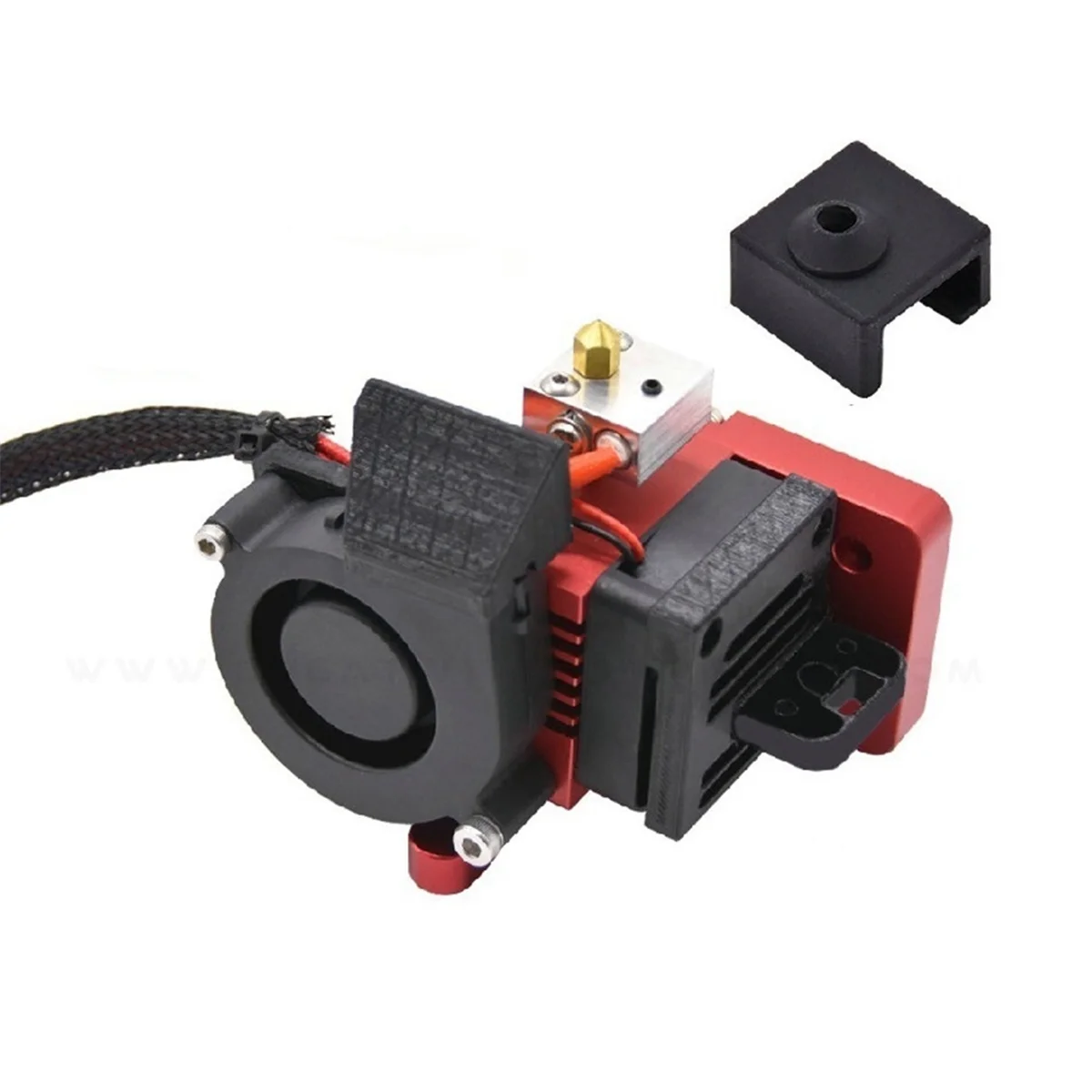 N86R Direct Drive Extruder Upgrade Kit One-Piece Direct Extrusion Kit with Turbo Fan Hotend Assembly 24V for