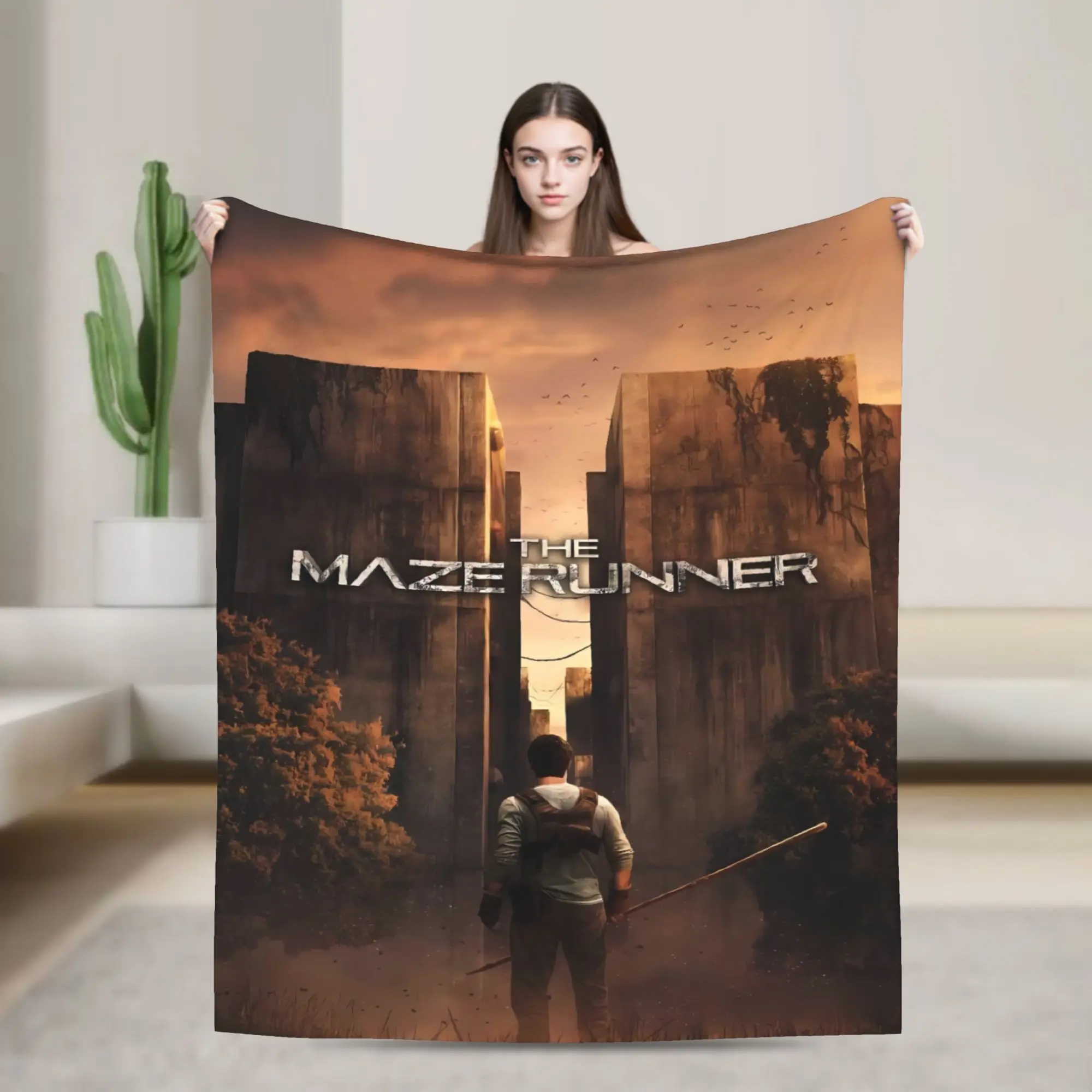 

Теплое одеяло Film The Maze Runner, плюшевое одеяло для пикника, новинка, диван, стул, фланелевое покрывало, чехол для дивана-кровати