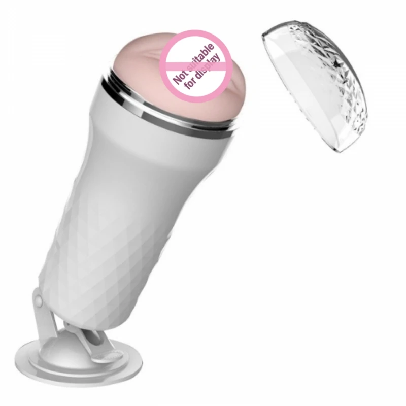 3D Textured Sucking Masturbation Cup Pocket Pussy Suction Cup Penetration Anal Real Oral Vaginal Anal Masturbation Sex Machine