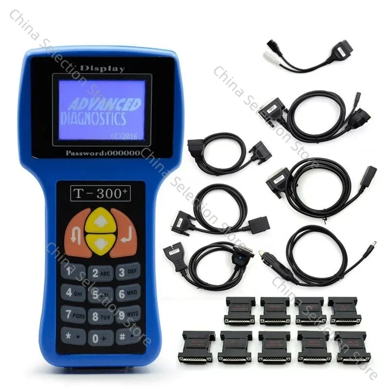 T300 Key Programmer V23.9 English/Spanish Blue Black Key Matcher