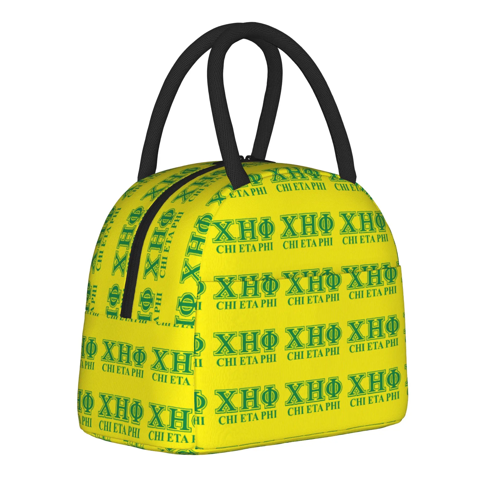 CHI ETA PHI Sorority Nurse 1932 Lunch Bag Lunch Box For Adult Picnic Convenient Cooler Bag Oxford Print Thermal Lunch Bags