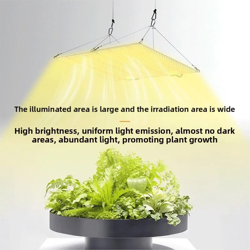 Dimmable LED Quantum Board Plant Grow Light, High PPFD Supplement Lighting for Indoor Vegetable Planting