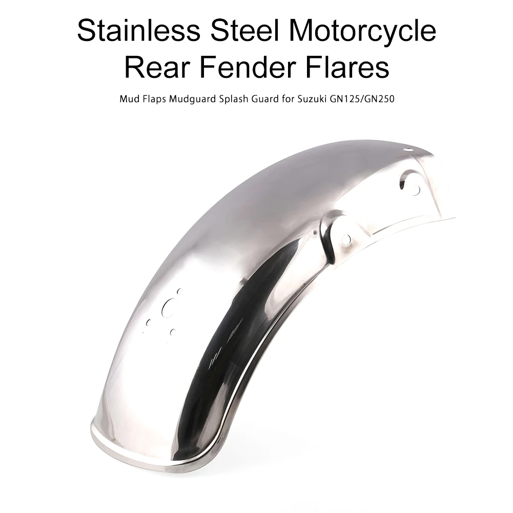 Hot Sale Stainless Steel Motorcycle Rear Fender Wear-resistant Not Easy to Fall Off Parts Accessories For Suzuki GN125 GN250