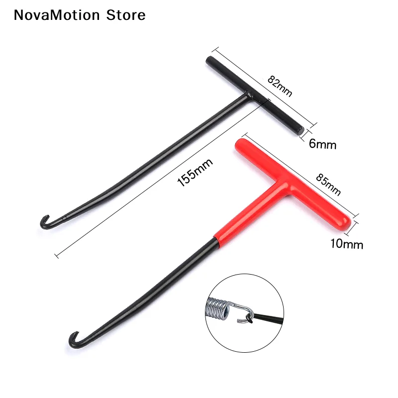 [NM]1Pc Exhaust Spring Puller Repair Tool For Springs Removal Motorcycle Exhaust Spring Hook T Shaped Handle Installer Hooks[NM]