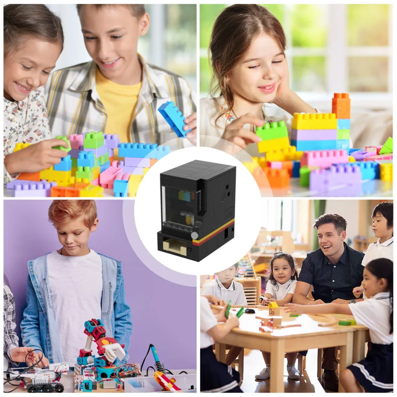 Tijolos de construção brinquedos blocos jogos de quebra-cabeça blocos de construção kit brinquedo de descriptografia brinquedo sensorial educacional para educação precoce