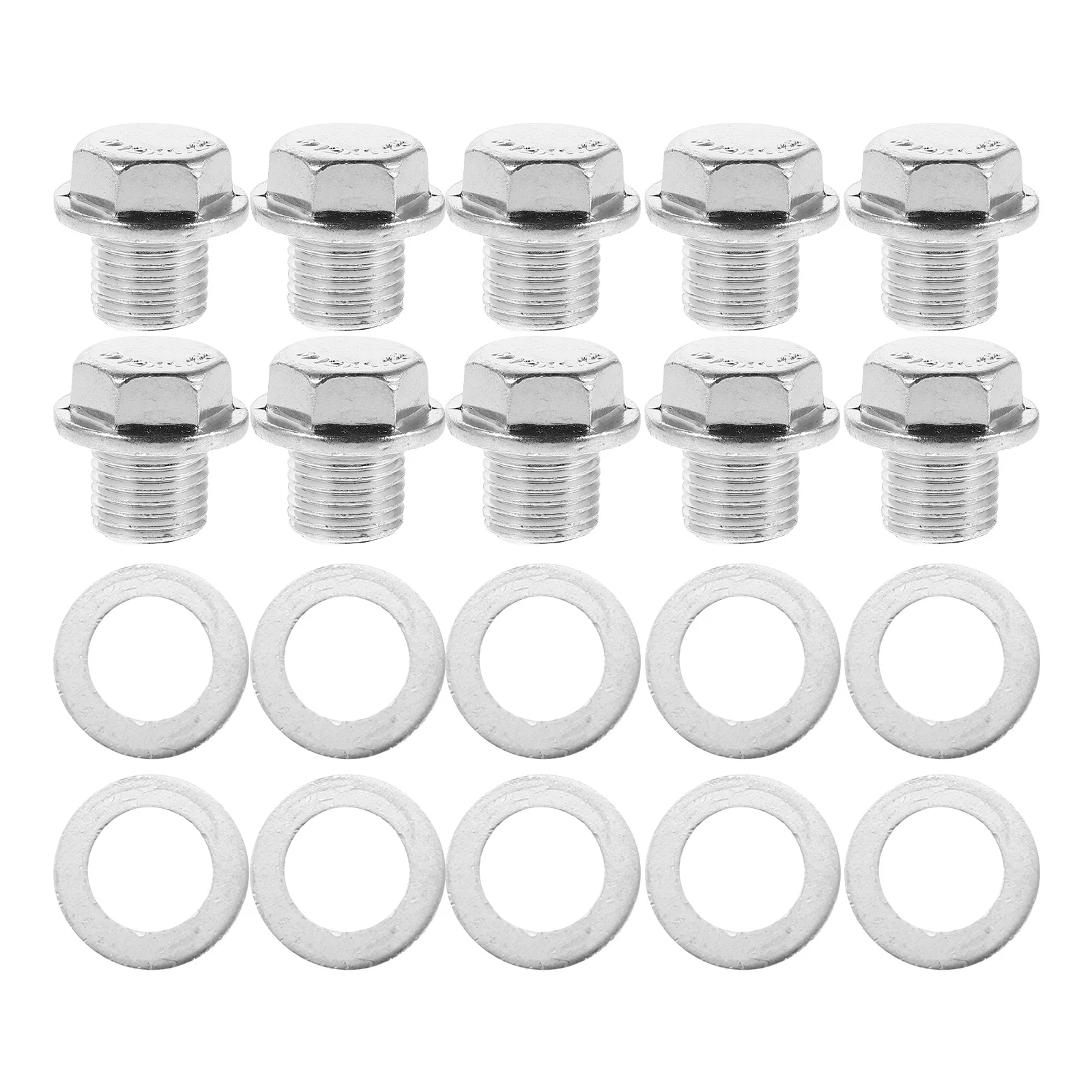 

1Set Oil Drain Plug Screw Set Leakproof Design High Temperature Resistant Engine Oil Drain Bolt Easy to Remove for Car Repair