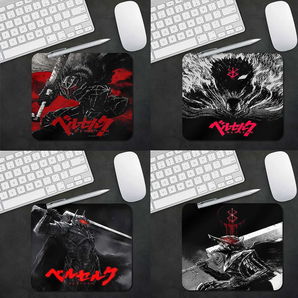 Anime Berserk Gaming Mouse Pad XS Small Mousepad For PC Gamer Desktop Decoration Office Mouse Mat Deskmat Rug