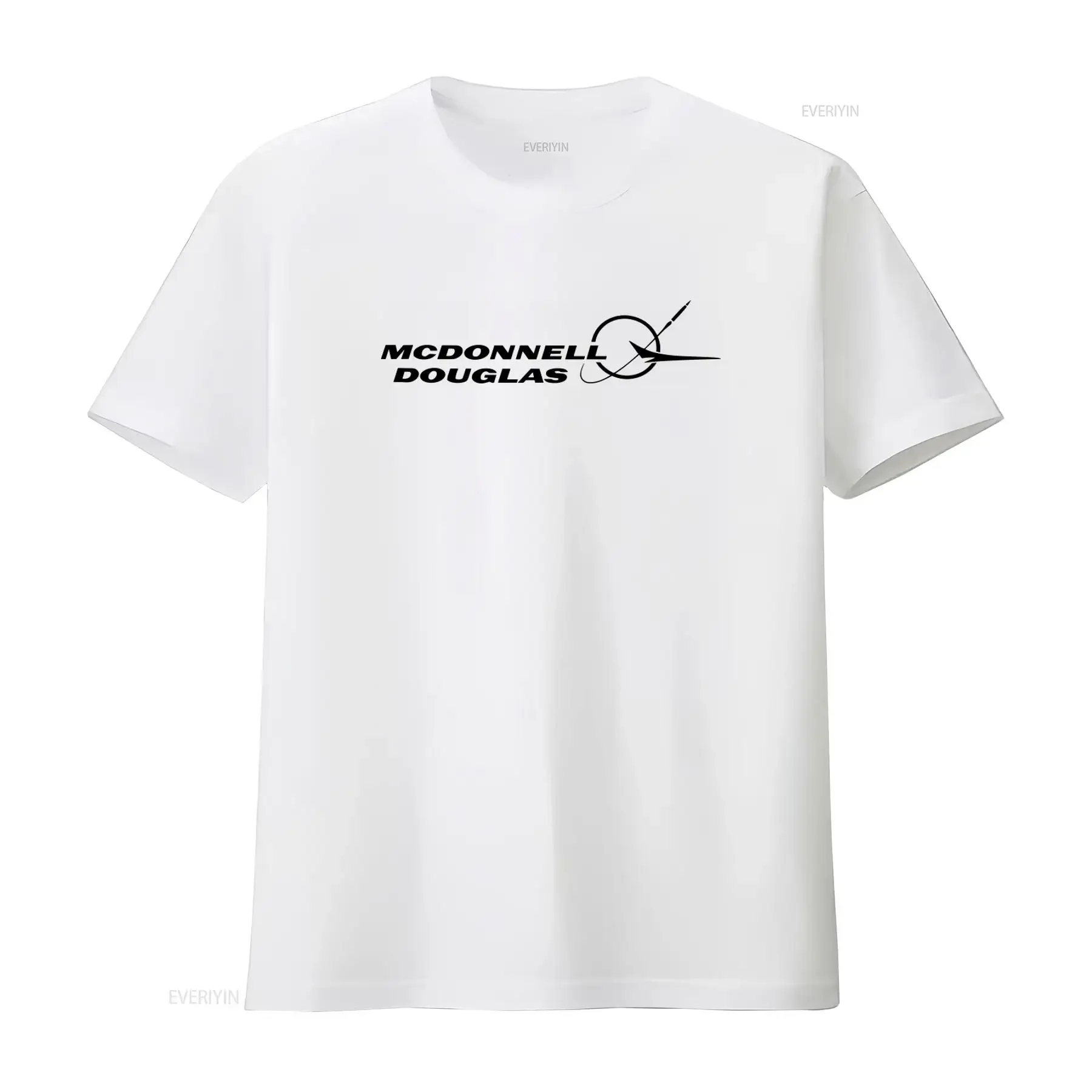 Mcdonnell Douglas Aerospace Men's Grey T Shirt Size S 5Xl Design vintage Washed Stretched streetwear Breathable Stylish Soft