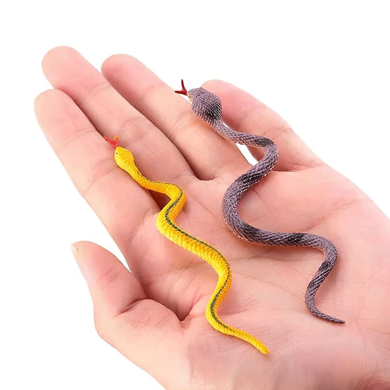 12 قطعة ثعبان واقعي صغير السلكية الاشياء الكمامة الهدايا مضحك المزحة لعب للمراهقين بنين بنات هدايا الحفلات تخزين المواد