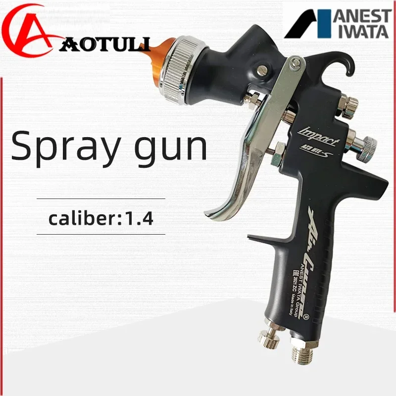 

ANEST IWATA Car Spray Gun 1.4mm Nozzle Upper Pot Paint Spraying High Atomization Environmental Protection 600ml