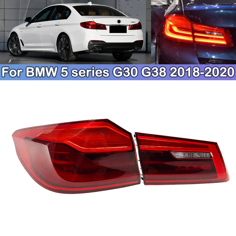 

DCGO For BMW 5 series G30 G38 2018 2019 2020 Taillight Brake Light Rear bumper Taillights taillamps tail light