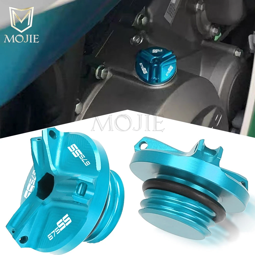 

M19*2.5 For CF MOTO 675SS SS675 675-SS 675 SS 675 2024 2025 2026 Motorcycle CNC Aluminum Oil Filter Cup Engine Plug Covers Caps