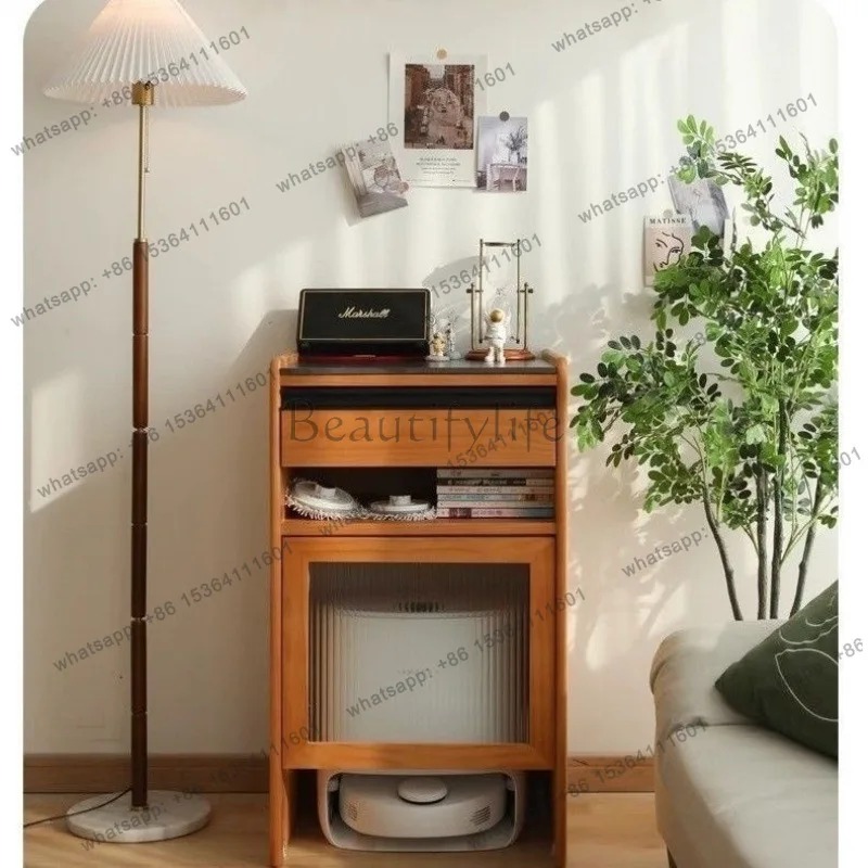 Sweeping robot storage cabinet storage multi-functional floor cabinet
