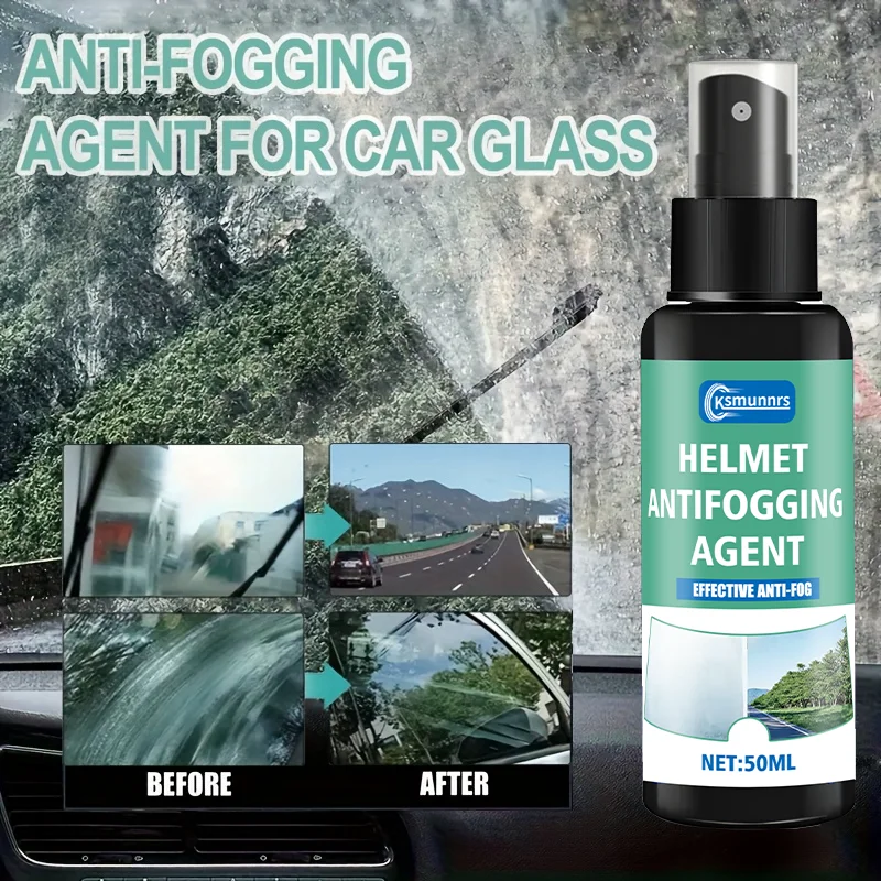 Durable Nano Motorcycle Helmet Anti-Fog Spray Enhances Visibility for All Helmets And Cars Glass Anti-Fog Solution - view 3