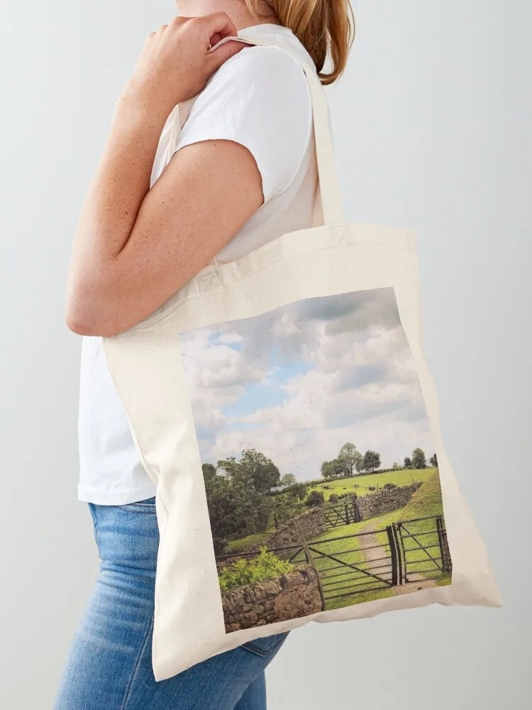 

English Country Landscapes 5 Tote Bag personalized tote Women bags shopping bag logo Canvas bag for women