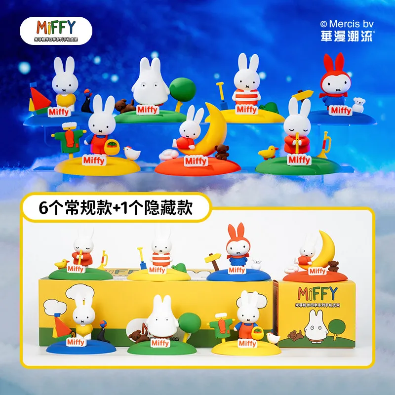 

Miffy Rabbit Blind Box Phone Holder Kawaii Cartoon Desktop Stand Cute Figure Ornament for Home Office Desktop Ornament Gifts