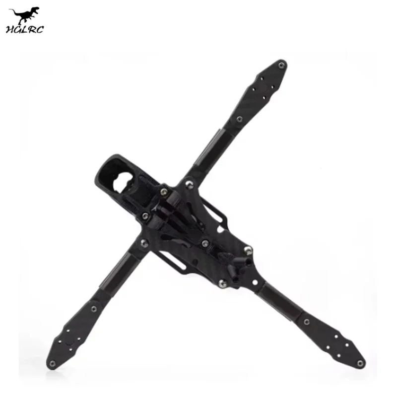 HGLRC Rekon Y6 5-inch framekit Y-type lange uithoudingsvermogen 3K koolstofvezel compatibel analoog/O3/O4/maanlichtkit VTX