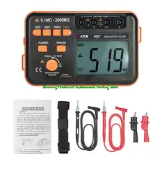 VC60B+ Digital Insulation Resistance Tester Digital Megohmmeter 250V/500V/1000V