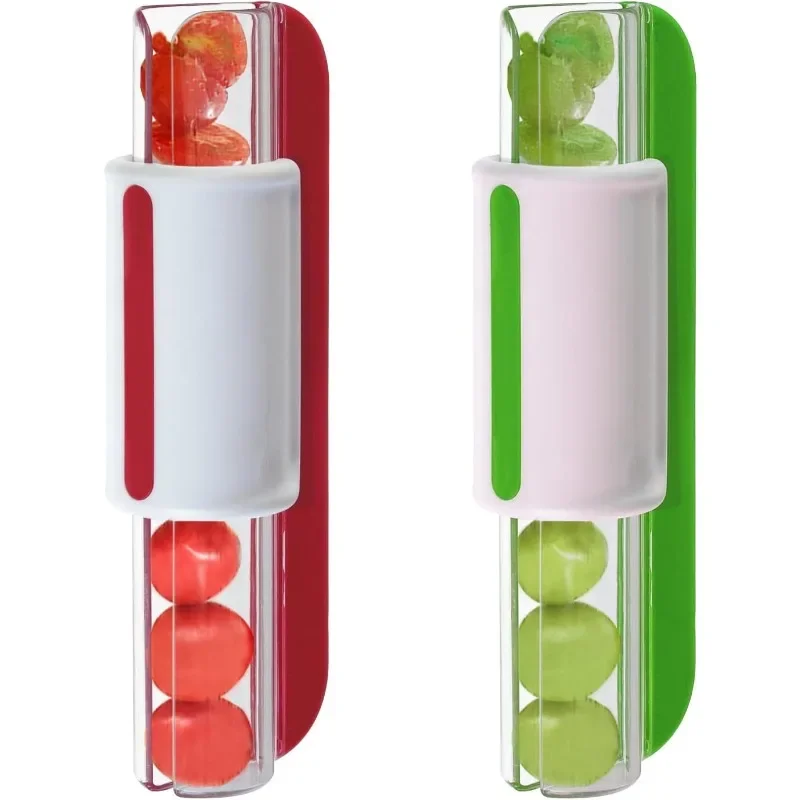 Tomato Grape Cherry Slicer Fruit Vegetable Salad Manual Slicer, Fruit and Vegetable Tool Kitchen Gadget, Progressive Zip Slicer