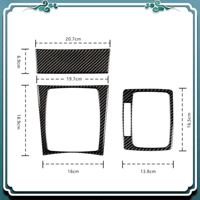ABTU-ألياف الكربون والعتاد التحول لوحة المركزي والعتاد لوحة التحكم مائي لبنز C-Class W204 2007-2013