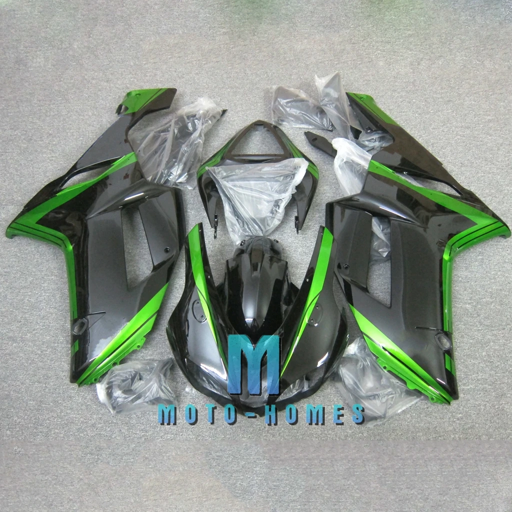 Top Selling Fairing Kits for Kawasaki Ninja ZX6R 2007 2008 07 08 ZX 6R Aftermarket Parts Injection Mold Fairings Set Black Green