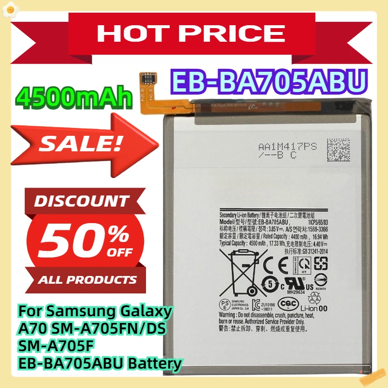 

For Samsung Galaxy A70 SM-A705FN/DS SM-A705F EB-BA705ABU Battery