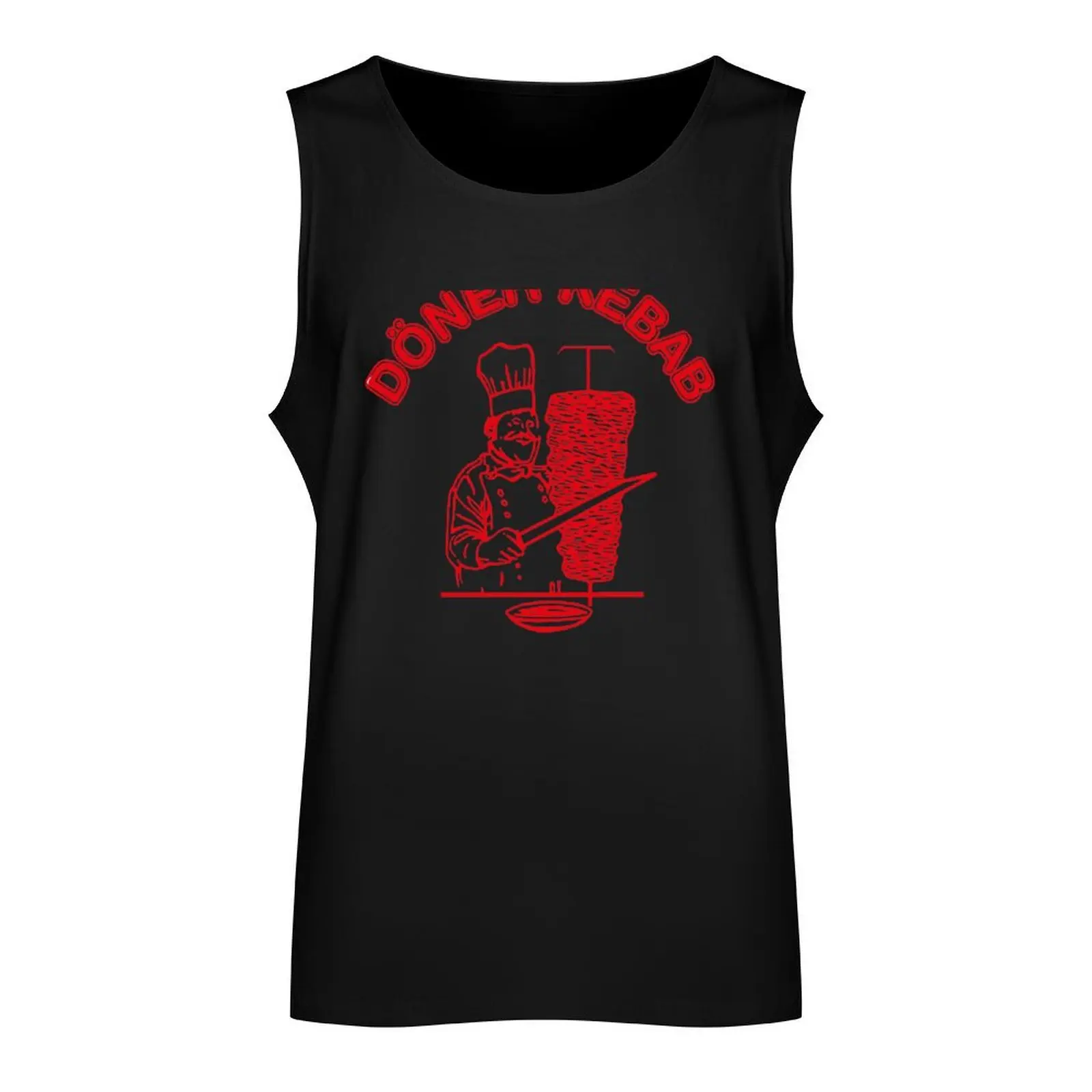 Doner Kebab Tank Top Male vest Japanese t-shirt fashion 2024 man