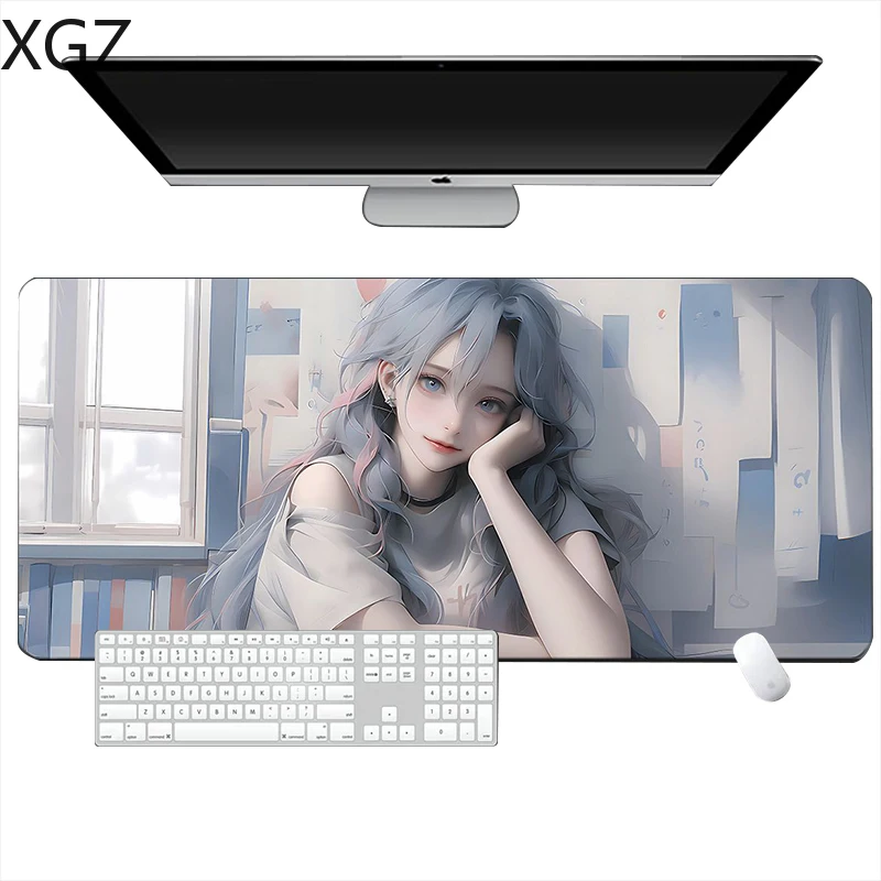 XL XXL Arcane Anime Girl Computer Mat Customized MousePad Gamer Desk Protection Desk pad Carpet Computer Accessories Gaming