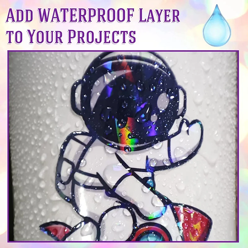 24 Sheets Vinyl Sticker Paper for Inkjet Printer - Printable Glossy Sticker Paper and Holographic Laminate Sheets-A22U