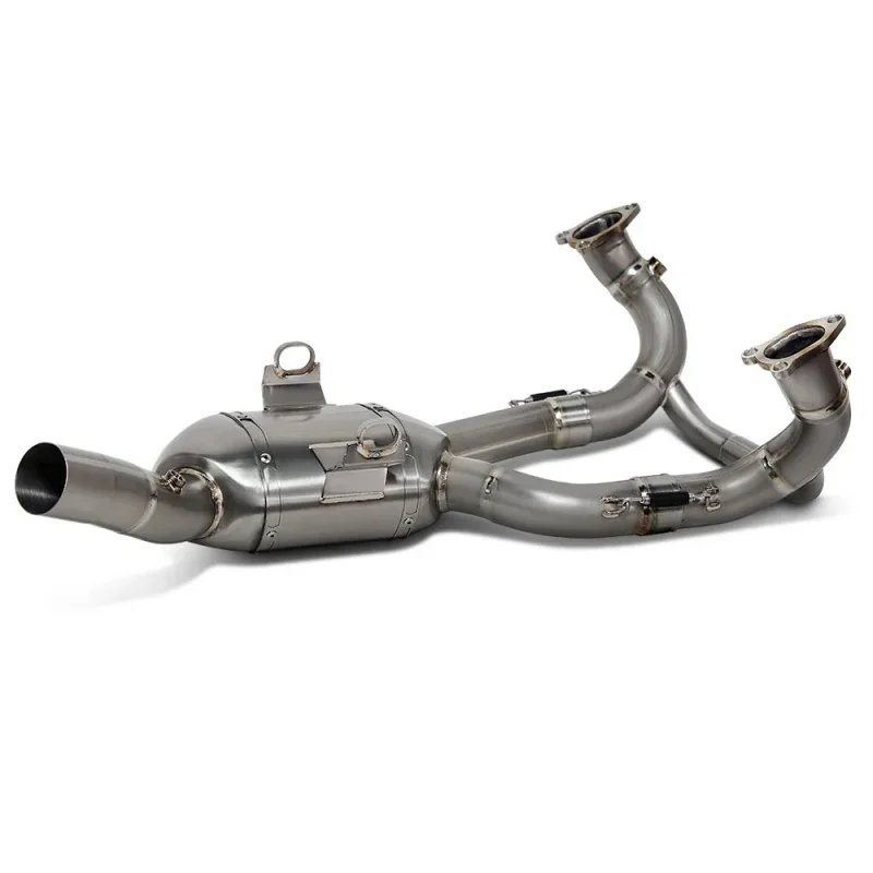 

E-B13E1 Full Kit Exhaust Line for BMW 1300GS 1300ADV R1300GS Titanium Header Escape Front Link Pipe Slip on Original Muffler