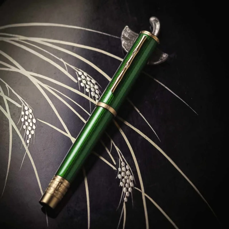 New Brass Fountain Pen Panda Dorf  Floating cloud gourd Green bamboo Writing Pen Long Knife 3.5mm Nib Collection calligraphy pen
