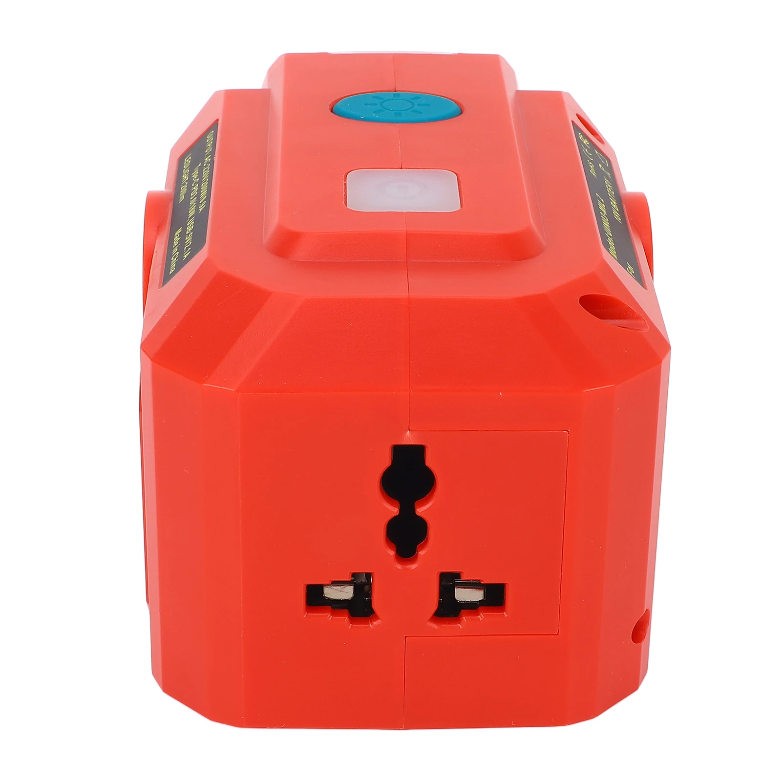 

Беспроводной инвертор мощности 200 Вт, розетка переменного тока типа C и USB-порт, инвертор мощности 18 В с питанием от аккумулятора со светодиодной подсветкой для 48-11-1828 48-1