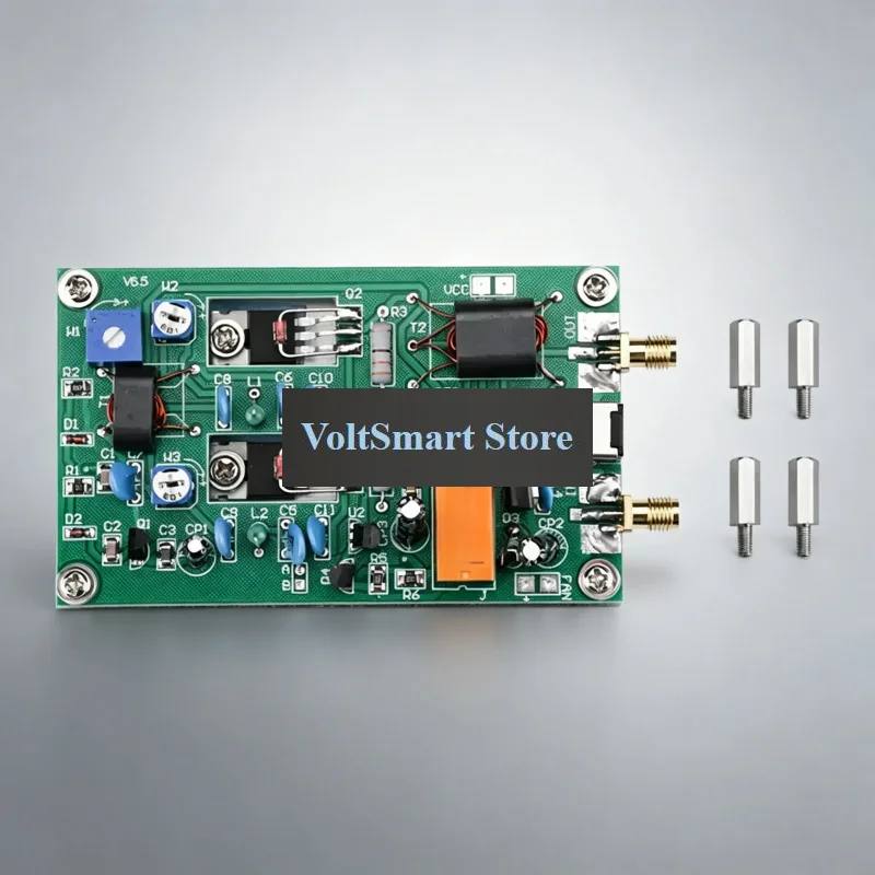 VoltSDC 12-13.8V 30W Short Wave Amplifier Board CW SSB Linear HF Power Amplifier Audio Amplifier Module DC 5.5X2.1mm Interface