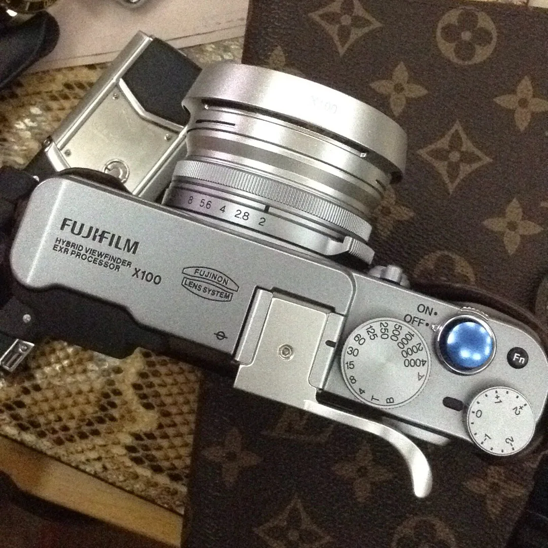 Adaptador de lente X100 de Metal de 10 piezas + parasol de lente LA-49 para cámara Fujifilm Fuji X100 X100S X100T X100F X100V X70