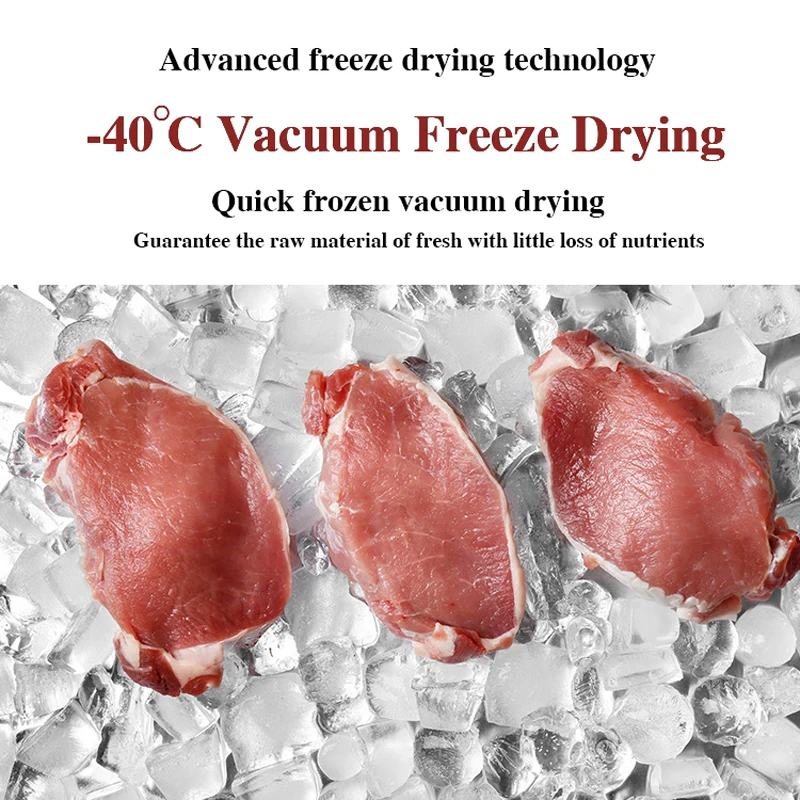 Pet freeze-drying beef dog and cat snacks piece of freeze-dried grains