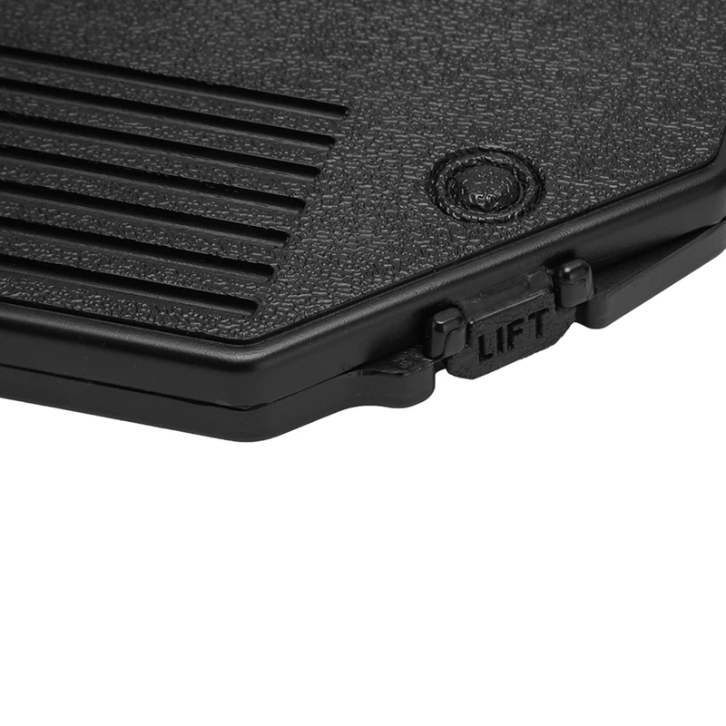 صندوق تخزين بكرة شريطية فارغة من البلاستيك حماية كاملة مفتوحة بكرة تسجيل صندوق محمول لأشرطة الصوت مقاس 10 بوصة باللون الرمادي