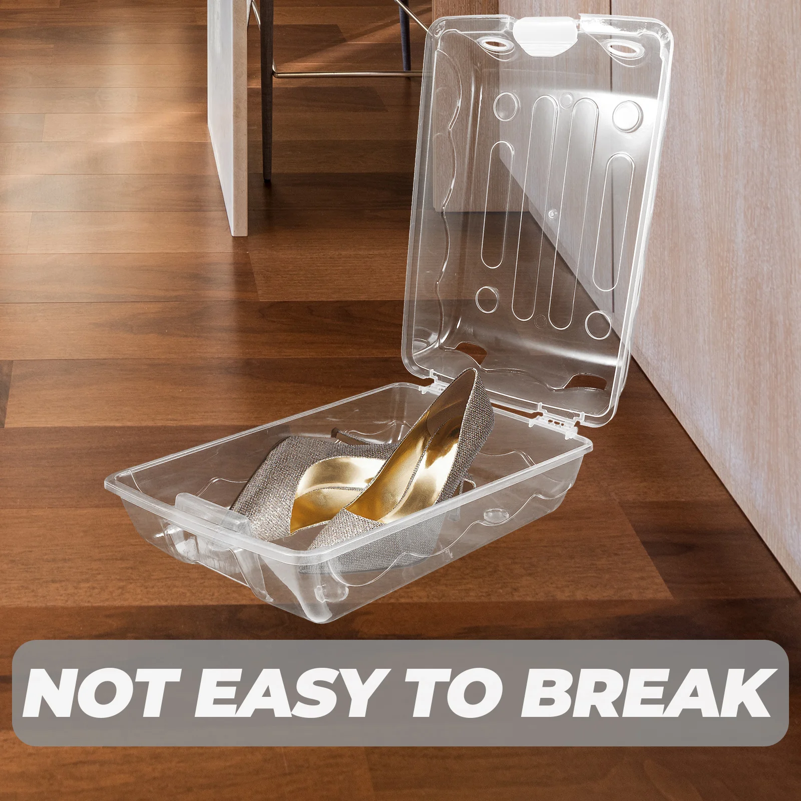 

Transparent Shoe Boxes Stackable Clear Storage Organizer For Sneakers Shoe Display Case Home Closet Container Box