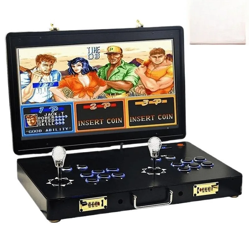 double 21 inch screen Pandora portable joystick game console home street machine translation cover folding